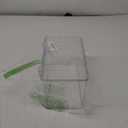Clear Plastic Storage Bin with Lid, Organizer for Pantry, Office, Bathroom, Kitchen, Snack, Tea Bag, Coffee Container (Large)