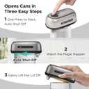 Kitchen Mama Orbit One Stainless Steel Rechargeable Electric Can Opener, Small