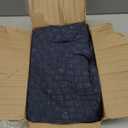CREVENT Farmhouse Waffle Knit Throw Blanket for Couch Sofa Chair Bed Home Decoration, Soft Warm Cozy Light Weight for Spring Summer Fall (50''X60'' Navy Blue)