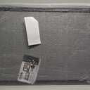 Bulletin Board 36 x 24 Inch, 100% Wood Framed Canvas Cork Board with Grey Fabric, Wall Mounted Notice Board for Home Office School