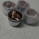 4Pcs 3.03inch Trailer Wheel Center Caps Push Through 3.03" Bore 2.36" Tall Hub Cap for Truck SUV RV Wheel Rim, Chrome Silver Wheel Cover (3.03" Hub 2.36"H)