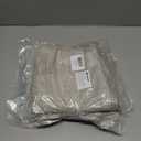 3 x TOONOW Set of 2 Decorative Throw Pillow Covers 18x18,Fluffy Pillow CoversLuxury Faux Fur Sofa Pillow Covers for Sofa Couch Living Room Bedroom, No Pillow Insert (Pumice Stone)