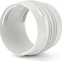 Portable AC Hose Coupler with 5.1"/5.9" Diameter Exhaust Vent Connector for Clockwise & Counter Clockwise Threads Air Conditioner Hose Coupler Coupling Extension (5.1"/5.9)