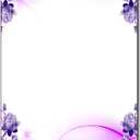 Purple Passion Stationery Paper - 100 Sheets