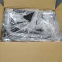 HOMEAL Raised Toilet Seat Riser with Handles for Seniors, 450LBS Heavy-Duty 3in1 Commode Chair for Disabled & Patients with Reinforced Frame & Protective Deflector, Built for Safety & Clean (Grey)