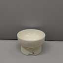 Ceramic Cat Bowls - Elevated cat Bowl, Anti-Vomiting, Whisker Friendly Raised Cat Bowl, Easy to Clean, Non-Slip, Suitable for Small Dogs - Pack of 2 (White-Beige, Orange-Yellow) (White-Beige)