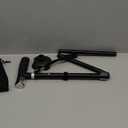 BeneCane Walking Cane for Women Folding Cane for Men with Two Led Lights Quad Cane with Stable Base Lightweight and Adjustable Walking Stick (Black)