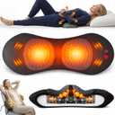 3-in-1 Electric Back Massager Pillow Ergonomic Wedge Cushion with Adjustable Lumbar Support and Gentle Heat, USB Powered Comfort Pad for Bed, Chair & Desk Use