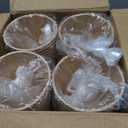 Lamosi 200 Pack 8 oz Kraft Paper Cups, Brown Disposable Paper Coffee Cups, Unbleached Paper Cups for Hot/Cold Beverage Party Home Office