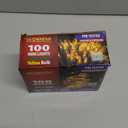 Green Wire, Yellow Incandescent Bulb 100 Mini String Lights for Indoor Christmas Tree Garland Birthday Wedding Party Festival Decoration