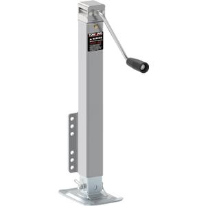 8000LBS Square Trailer Jack, 15" Lift, Heavy Duty Swivel Jack with Drop Leg, for RV, Boat, and Utility Trailers