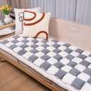 Dog Couch Cover Protector, Dog Bed Mat for Couch Washable Pet Bed Cover, Large Dog Blanket Pet Friendly Sofa Cover, Blue-Grey, 27 * 82 ''