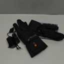 Royalrose Heated Gloves Liners for Men Women, Rechargeable Waterproof Winter Thin Heated Work Gloves with Arthritis Raynaud's Relief for Ski Golf Hiking Driving, XXL 