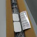 FADOTY Tension Curtain Rods No Drilling, Extra Long Tension Rod 41-139 Inch, Heavy Duty Shower Curtain Rod for Outdoor Patio Bathroom Windows Room Divider, Adjustable, Anti-Slip, No Rust, Black