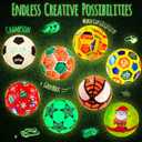 Paint Your Own Soccer Ball Lamp Kit, Soccer Gifts 3D Night Light, Art Supplies Creativity Arts and Crafts for Kids Ages 8-12, Birthday Christmas Gifts for Boys Girls Ages 3 4 5 6 7 8 9 10 11 12+