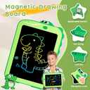 LCD Writing Tablet for Kids, Colorful Toddlers Toys Drawing Board, Educational Kid Toys, Doodle Pad Dinosaur Toy for 3 4 5 6 7 8 Year Old Boys Girls Birthday Party Christmas Gifts,8.5inch (Green)