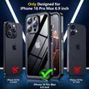 SPIDERCASE for iPhone 16 Pro Max Case Waterproof, [12FT Military Drop Proof] [IP68 Waterproof] [Full Body Protection] Heavy Duty Protective Cover for iPhone 16 Pro Max 6.9, Black