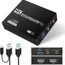 AMANKA 4K HDMI Capture Card for Streaming,1080P 60FPS,HDMI to USB 3.0 Video Capture Card,Support for Streaming Compatible with PC,OBS,PS5,PS4,Xbox,Cameras