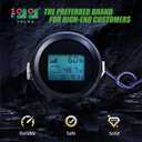 10L0L Golf Cart Battery Monitor Meter for EZGO RXV 2008-2018 Electric, LED Battery Capacity and Voltage Indicator Meter Only Fit Lead-Acid Batterys Level Indicator Monitor Gauge, OEM# 612314