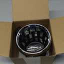 PSLER Motorcycle Drink Cup Holder Handlebar Mount Universal for Dyna Fat Bob Touring Road Glide Street Electra Glide Softail 1996-up Goldwing GL1800 2018-up (Chrome, 85mm)