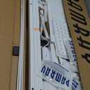 Pamray 64 Inch L Shaped Gaming Desk with Power Outlets and Led Lights, Large Corner Computer Desk with Monitor Stand and Pegboard, PC Table for Home Office and Bedroom White