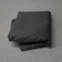 Outdoor Patio Swing Chair Canopy Replacement, 3 Seater Porch Swing Seat Canopy Cover, Waterproof Windproof Anti-UV Heavy Duty Rip Proof Garden Hammock Top Cover, Garden Furniture Covers (Grey, Large)