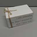 Decorative Books for Home Decor, Faux Books for Table Decor,Rustic Farmhouse Decor Books for Shelf Coffee Table Mantle Decor, Fake Books with Wood Beads String (I Still)