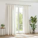 Zeerobee Curtain Rods for Windows 48 to 84, 1 Inch Adjustable Heavy Duty Nickel Curtain Rod, Outdoor Indoor Room Divider Modern Drapery Pole, 48-86"