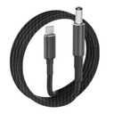 USB C to DC 5.5mm x 2.1mm Barrel Plug Power Cord 100W PD USB Type C Input to DC 18.5-20V Output Power Cable 5.9FT, Type C to Barrel Plug for Laptop Work with 100W+ PD Source