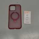 TORRAS Ostand Q3 Air for iPhone 16 Pro Max Case with 360 Magnetic Stand, Fit for MagSafe, Military Grade Drop Tested, Camera Control Button, Shockproof Phone Case for iPhone 16 Pro Max 6.9", Lava Red