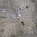 Solar Christmas Pathway Lights Outdoor Decorations, Solar Powered Snowflake Lights, Waterproof Xms Garden Stake Lights Outdoor Christmas Decorations for Patio Yard Porch Lawn, 4 Pack (White)