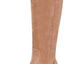 Naturalizer Womens Deesha Fashion Boot Café Suede Narrow Calf, Size 8 M