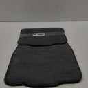RoadWear Automotive Rubber and Carpet Floor Mats: 4 Piece Set (Front + Rear), Universal Fit, Grey (109-14)