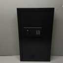 25.6" Tall Fireproof Wall Safes Between the Studs 16" Centers, Hidden Wall Safe with 2 Removable Shelf & Hidden Tray, Heavy Duty Wall Mount Safe for Money, Jewelry, Passport, Valuables (Black)