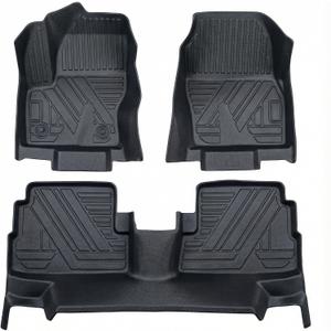 Aiqiying Floor Mats Compatible with Ford Escape 2013-2019 ModelsAll Weather Carpet Liners Waterproof Durable Custom-Fit Front Rear Rows Full Set Protection TPE Accessories