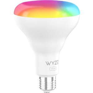 Wyze Bulb Color, BR30 Wi-Fi Smart Bulb, E26 Base, 75W Equivalent 950 Lumens, 16 Million Colors & Tunable White, Compatible with Alexa & Google Assistant, No Hub Required, 1-Pack