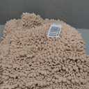 aqxreight Chenille Slip Absorbent Non Slip Mat Bathroom Living Room Dark Blue Bathroom Non Mat Living Room Absorbent Paramount Our and These (Light Tan)