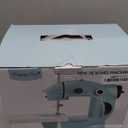 Magicfly Mini Sewing Machine with Extension Table, Dual Speed Portable Sewing Machine for Beginners with Light, Sewing Kit for Household Use, Blue