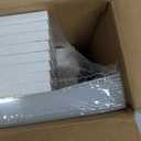 SEE SPRING 12 Pack Shoe Storage Box, Clear Plastic Stackable Shoe Organizer for Closet, Space Saving Foldable Shoe Rack Sneaker Container Bin Holder (Large Fit Size 9)