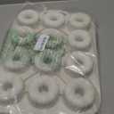 Vinino 2 Pcs Silicone Mini Fluted Tube Cake Pans with Metal Reinforced Frame, 12-Cavity Mini Flan Molds, Non-stick Cupcakes Pans for Baking, Donuts, Muffins, Cornbread, Brownies, Jellies