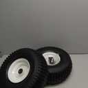 15x6.00-6 Rubber Lawn Mower Tire and Wheel, 2 Pcs Replacement 15x6-6nhs Riding Mowers Lawn Tire and Wheel with Bearing Bore 3/4", 3" Centered Hub