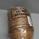 Zopeal 12 Pcs 7'' Woven Bread Baskets Bulk Plastic Round Woven Small Baskets for Gifts Empty Bread Serving for Food Fruit Easter Kitchen Restaurant Centerpiece Display Christmas