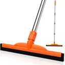 ITTAR Heavy-Duty Floor Squeegee, 62" Adjustable Handle, EVA Foam Blade, Ideal for Concrete, Garage, Patio & More