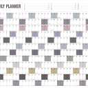 Yearly Wall Calendar with Holidays, Full Year Calendar One Page, Annual Year Wall Calendar with Stickers, Horizontal, 23"X 33" (Open), Paper Folded