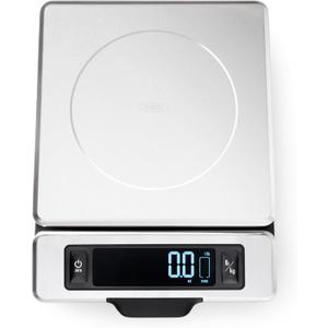 OXO Good Grips Stainless Steel Food Scale with Pull-Out Display, 11-Pound 