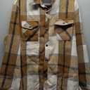 Flannel Shirts, Brown, XL