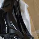 Motorcycle Front Outer Batwing Fairing 37" Wide x 24" Tall Universal | Clear Windshield ABS Fairing Black Transparent