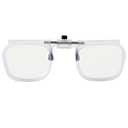 Riwissipa Reading Glasses Clip On Magnifiers for Eyeglasses Adjustable PD Glasses Magnifiers Blue Light Blocking Lenses Readers for Women Men (White, 4, x)