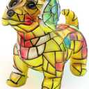 AGWIM Dachshund Night Light, LED Dog Series Art Light, Cute Pet Themed Stained Resin Table Lamps, Vintage Home Decor, Fun Gift for Dog Lovers (#07, 5.9")