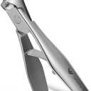 Ingrown Nail Clippers, Slant Curved Blade Nail Clippers for Men Thick Ingrown Toenails with 33mm Wide Jaw Opening, Heavy Duty Stainless Steel Toenail Clippers for Seniors Thick Toenails Silver